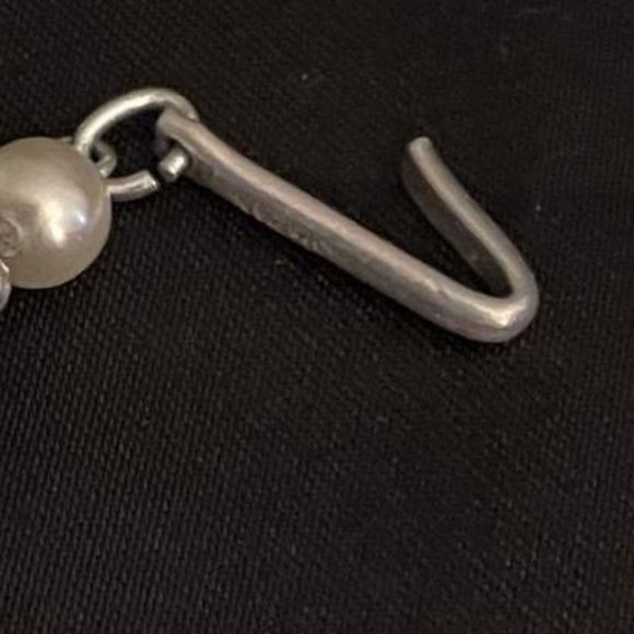 VINTAGE 5 STRAND FAUX PEARL NECKLACE - made in Japan - Picture 4 of 4